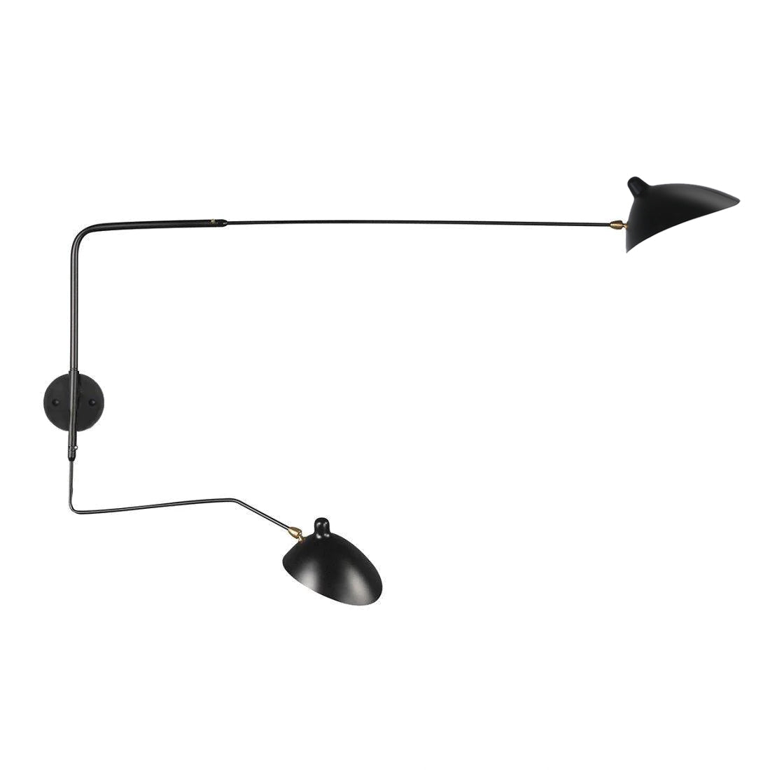 Serge Mouille Style Adjustable Wall Sconce Lamp