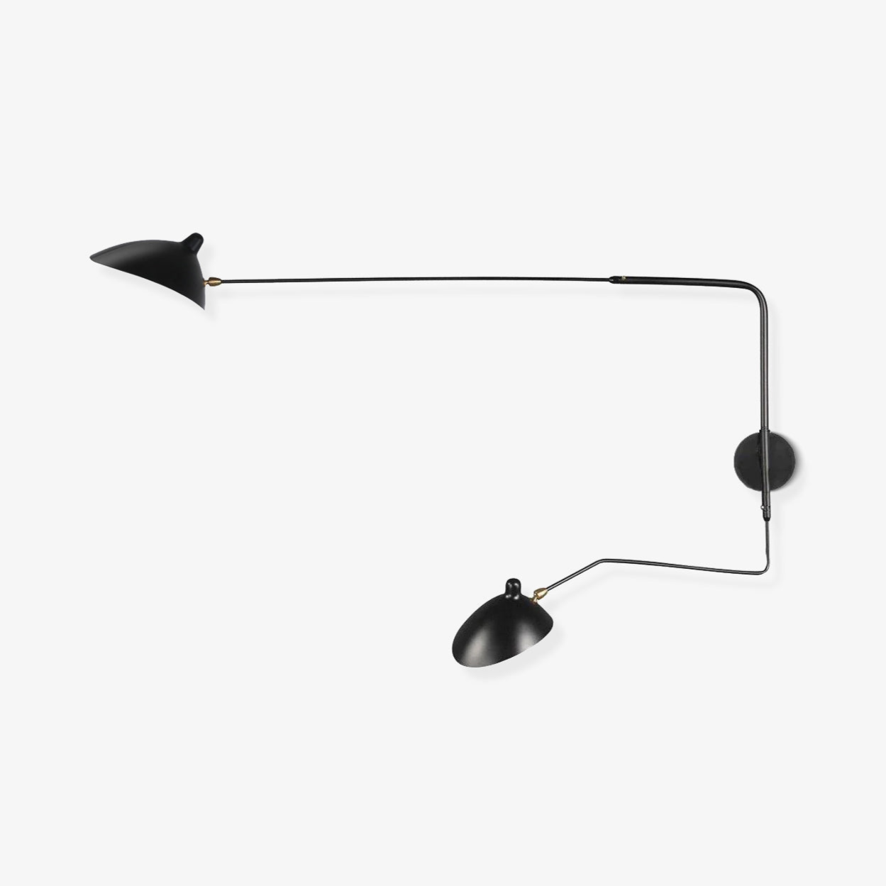 Serge Mouille Style Adjustable Wall Sconce Lamp