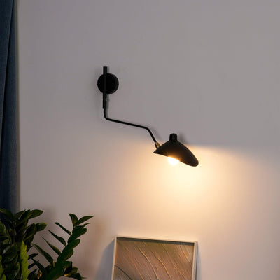 Serge Mouille Style Adjustable Wall Sconce Lamp