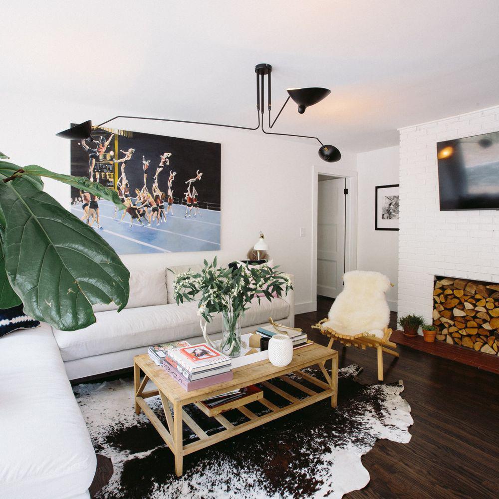 Serge Mouille Mid-Century Modern Ceiling Light