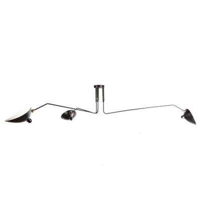 Serge Mouille Mid-Century Modern Ceiling Light