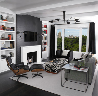 Serge Mouille Mid-Century Modern Ceiling Light
