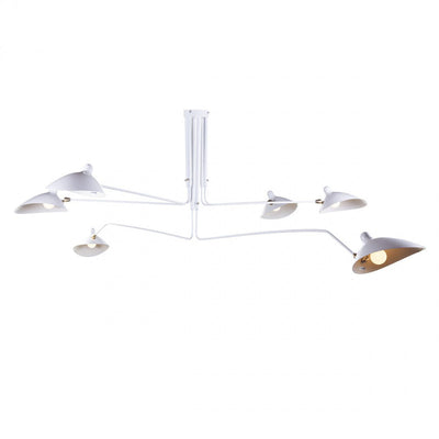Serge Mouille Mid-Century Modern Ceiling Light
