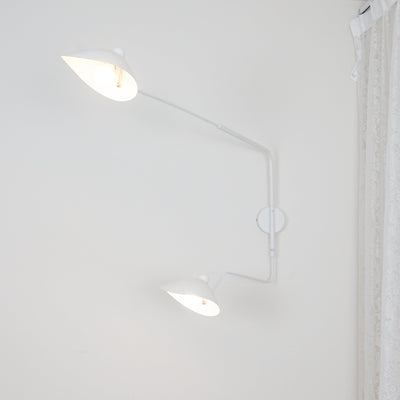 Serge Mouille Style Adjustable Wall Sconce Lamp