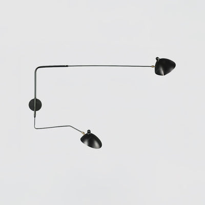 Serge Mouille Style Adjustable Wall Sconce Lamp