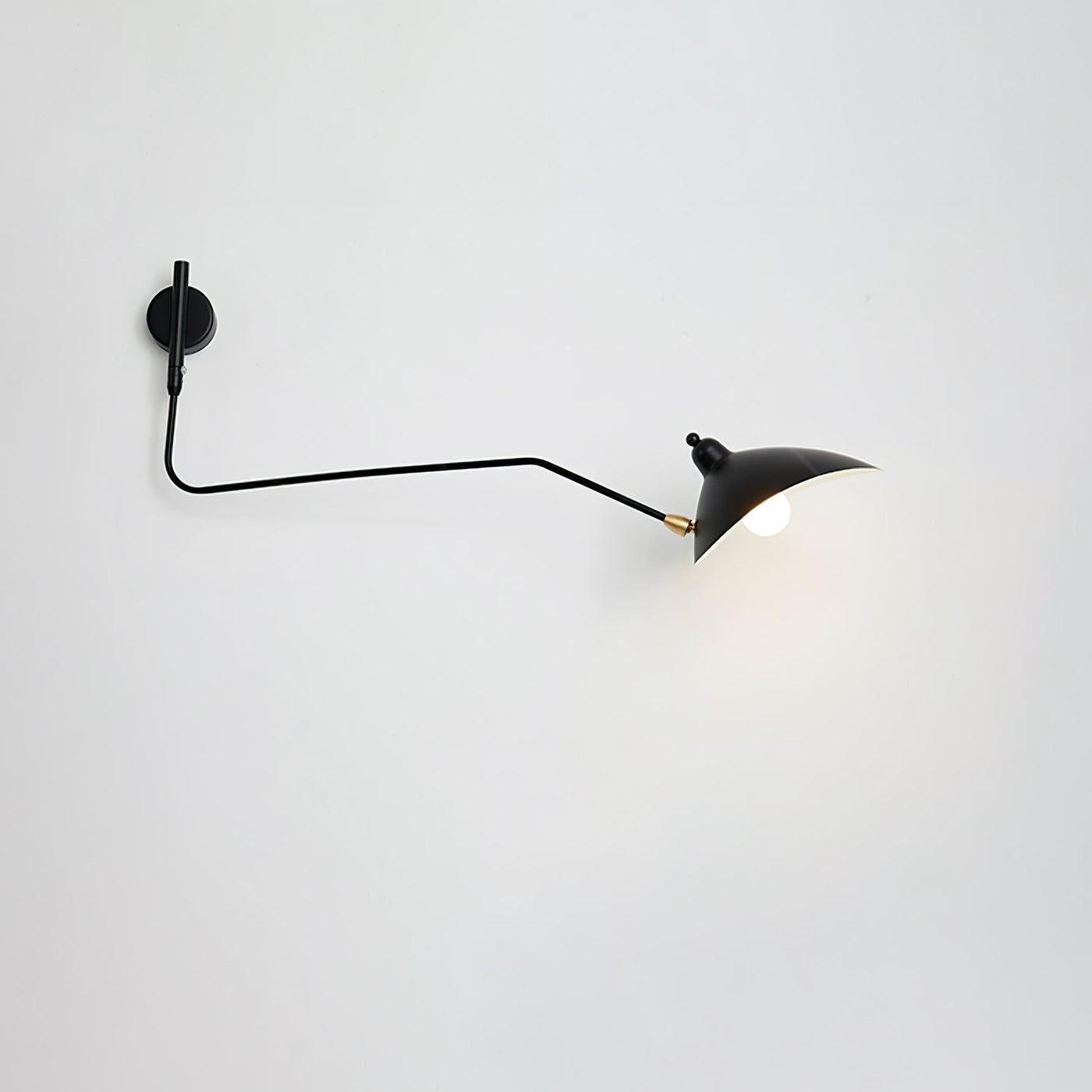 Serge Mouille Style Adjustable Wall Sconce Lamp