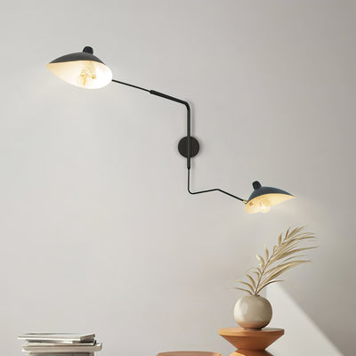 Serge Mouille Style Adjustable Wall Sconce Lamp