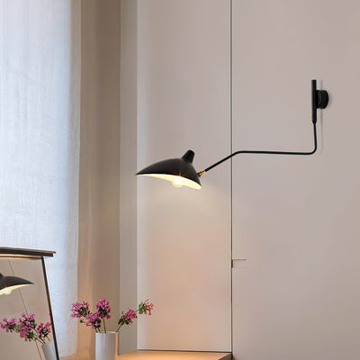 Serge Mouille Style Adjustable Wall Sconce Lamp