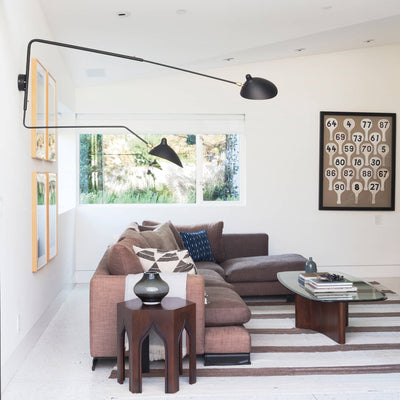 Serge Mouille Style Adjustable Wall Sconce Lamp