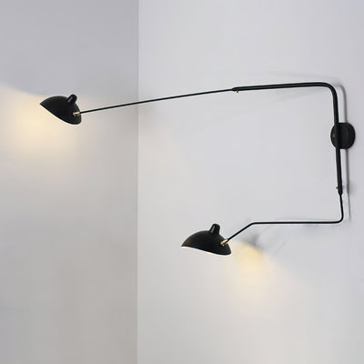 Serge Mouille Style Adjustable Wall Sconce Lamp