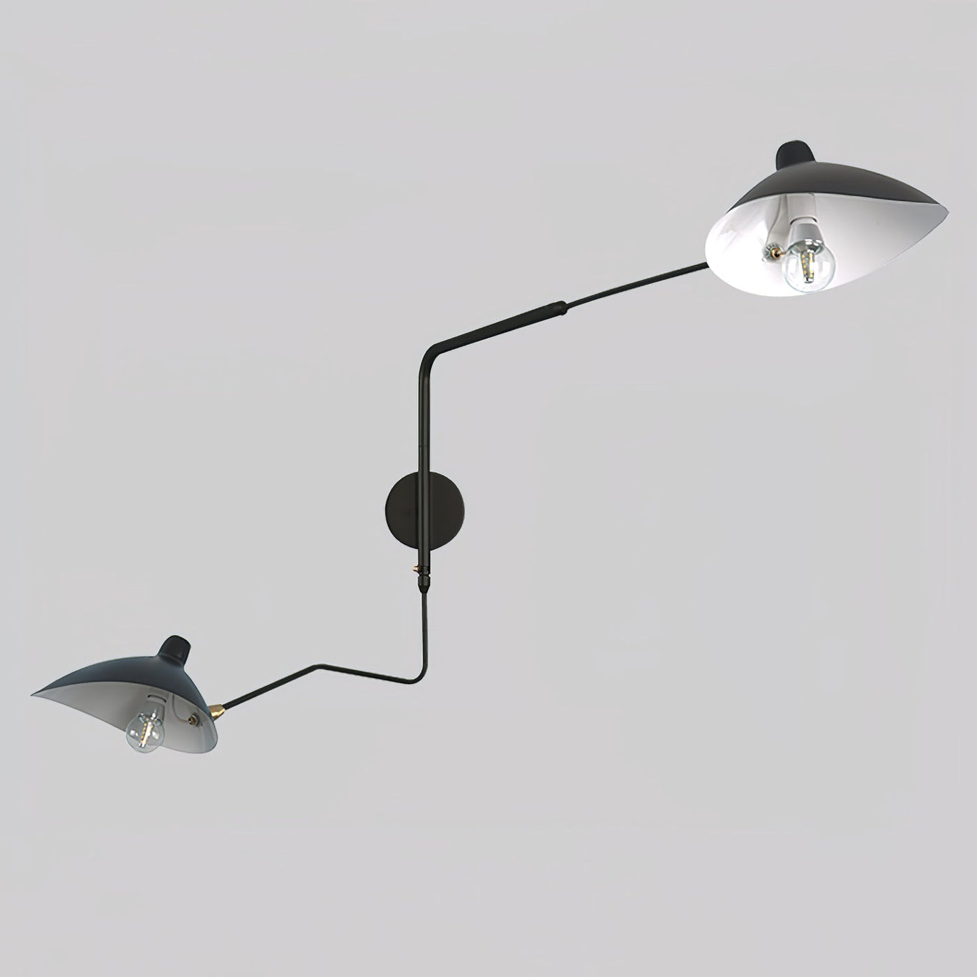 Serge Mouille Style Adjustable Wall Sconce Lamp