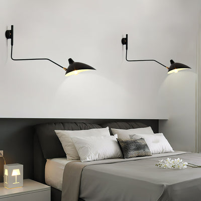 Serge Mouille Style Adjustable Wall Sconce Lamp