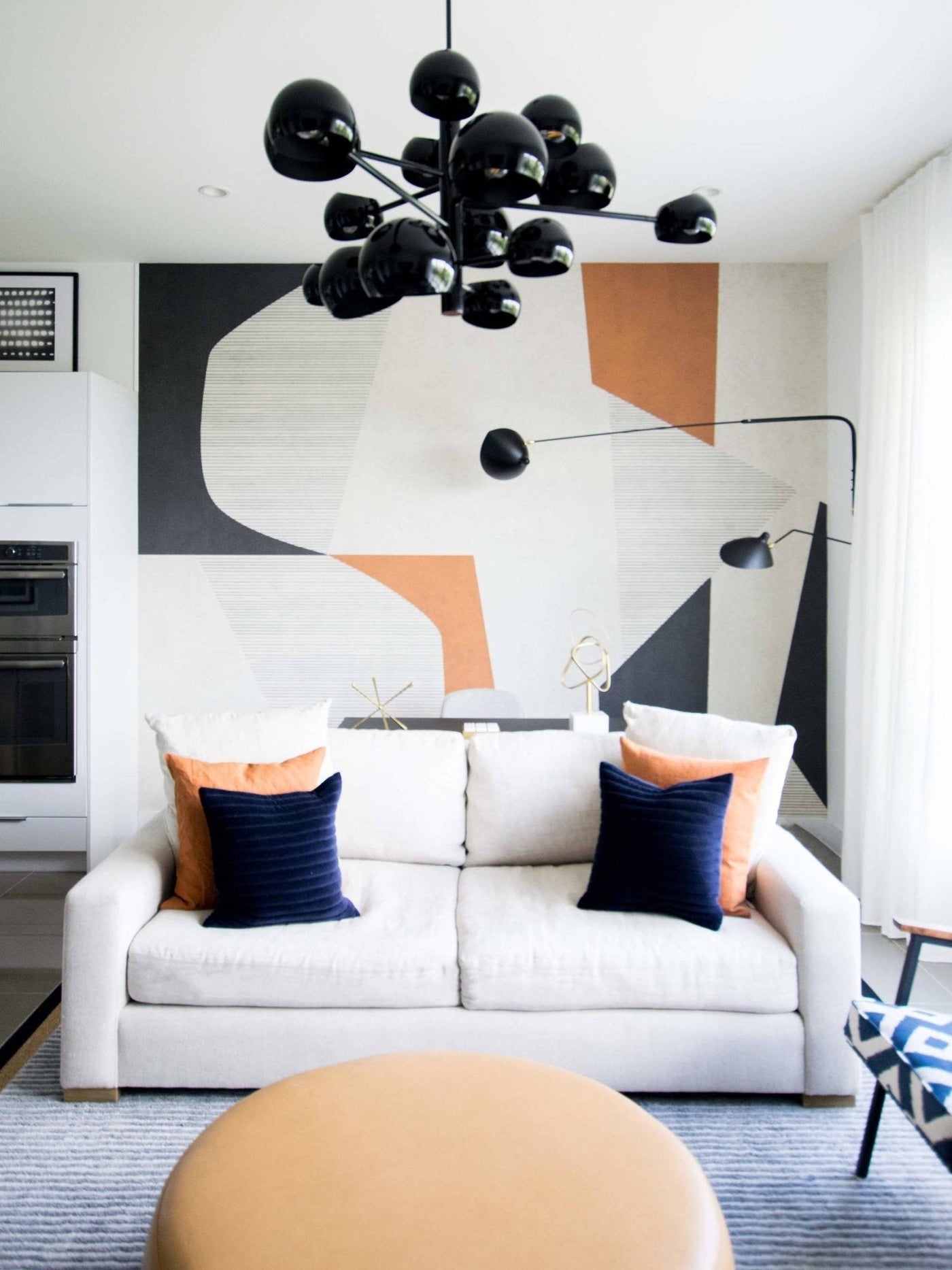 Serge Mouille Style Adjustable Wall Sconce Lamp