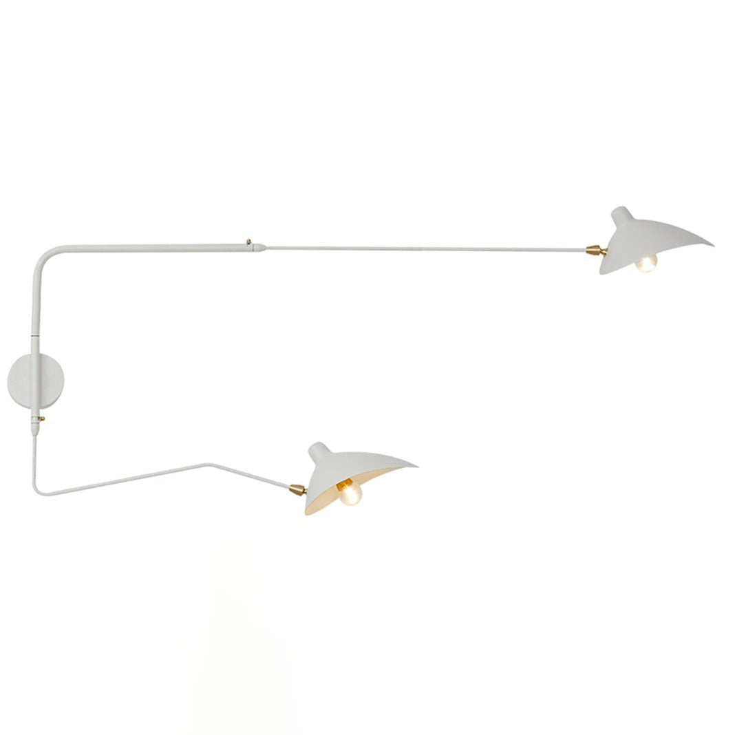 Serge Mouille Style Adjustable Wall Sconce Lamp