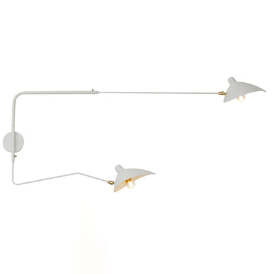 Serge Mouille Style Adjustable Wall Sconce Lamp