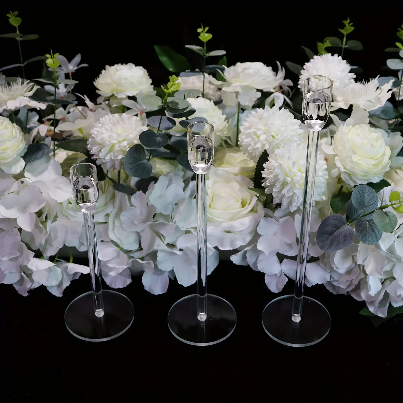 LumenAcry Acrylic Candle Holder Set (3-piece)
