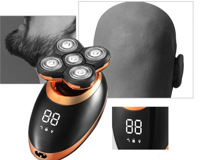 Waterproof Electric Men’s Shaver with 5 Heads