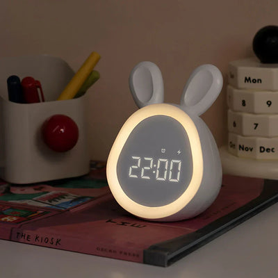 Digital LED Rabbit Alarm Clock with Night Light