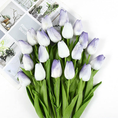 Artificial Tulip Bouquet with Realistic Lifelike Flowers