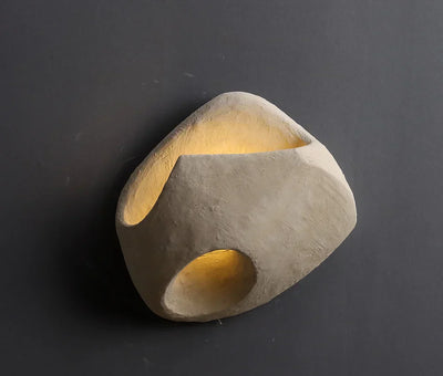 Wabi-Sabi Cement LED Wall Light