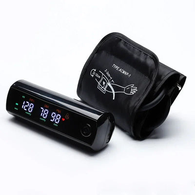 VitalScan Rechargeable LCD Arm Blood Pressure Monitor with Voice Function