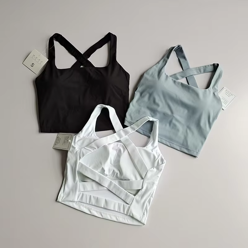 Women’s Seamless Push-Up Sports Bra for Yoga and Running