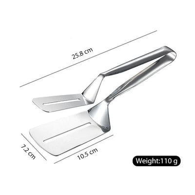 Stainless Steel Double-Sided Cooking Spatula Clamp Tool