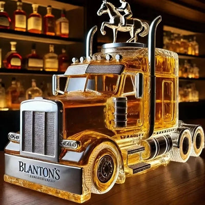 Unique Semi Truck Whiskey Bottle