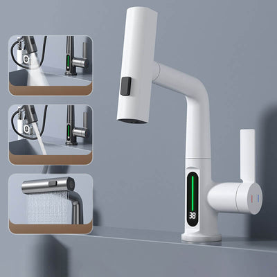 Flexible LED Faucet with 5 Spray Modes
