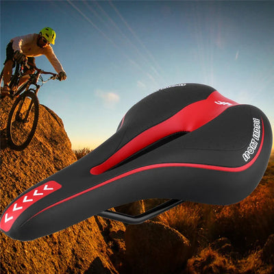 Extra Soft Gel Bicycle Saddle – Ergonomic Ventilated MTB & Road Bike Seat