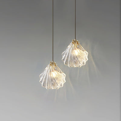 Mini Shell Pendant Light – Glass Coastal Design