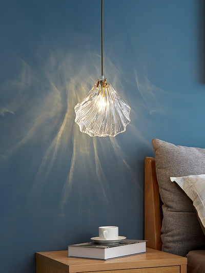 Mini Shell Pendant Light – Glass Coastal Design