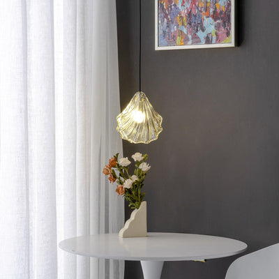 Mini Shell Pendant Light – Glass Coastal Design