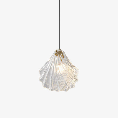Mini Shell Pendant Light – Glass Coastal Design