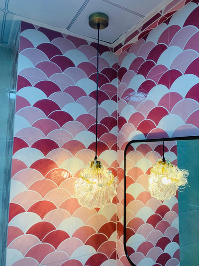 Mini Shell Pendant Light – Glass Coastal Design