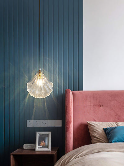 Mini Shell Pendant Light – Glass Coastal Design
