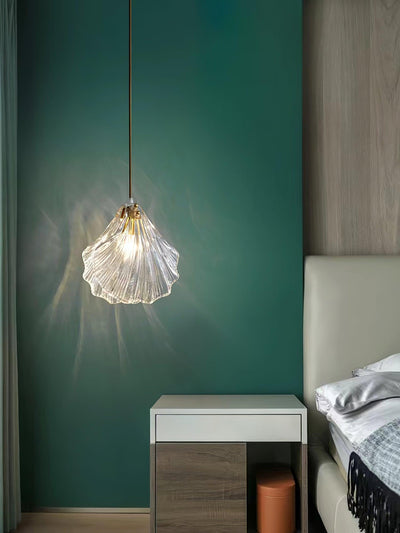 Mini Shell Pendant Light – Glass Coastal Design