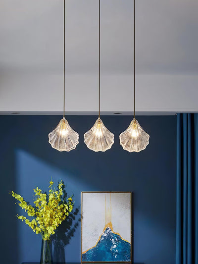 Mini Shell Pendant Light – Glass Coastal Design