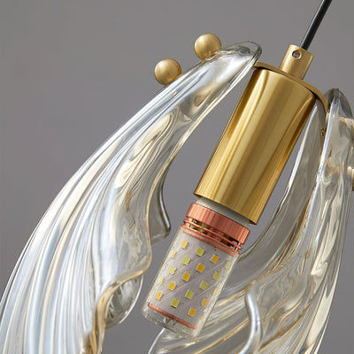 Mini Shell Pendant Light – Glass Coastal Design