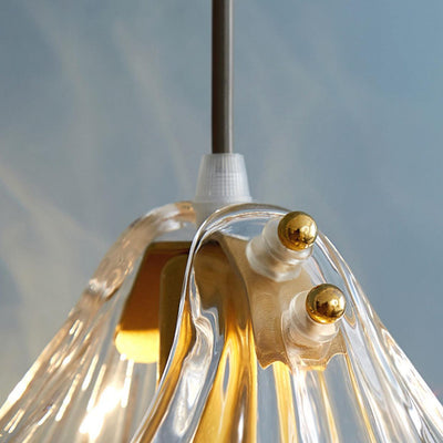 Mini Shell Pendant Light – Glass Coastal Design