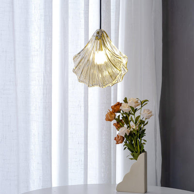 Mini Shell Pendant Light – Glass Coastal Design