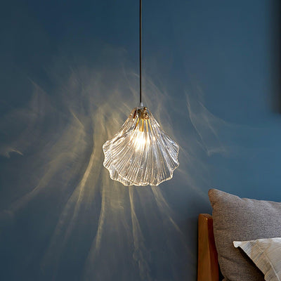 Mini Shell Pendant Light – Glass Coastal Design