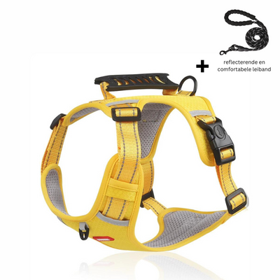 PawEase Adjustable Anti-Stick Dog Harness – Washable and Comfortable