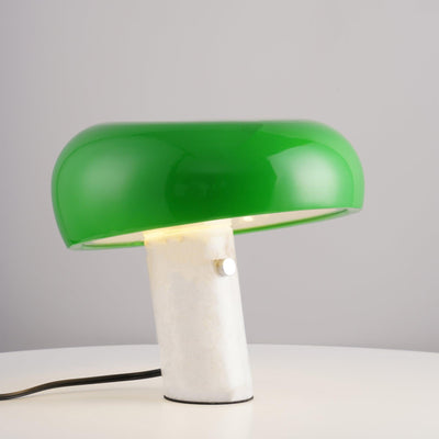 Art Marble Table Lamp with Italian Carrara Base