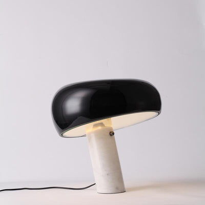 Art Marble Table Lamp with Italian Carrara Base