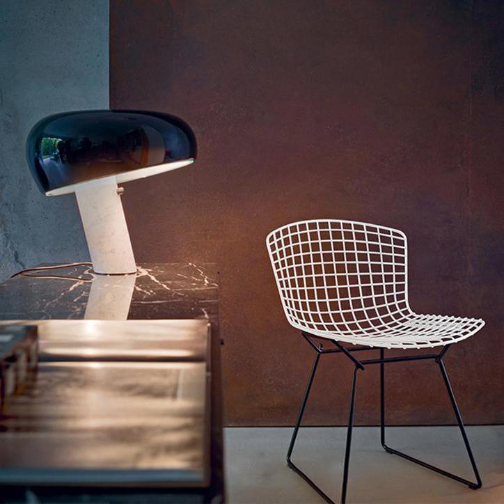 Art Marble Table Lamp with Italian Carrara Base