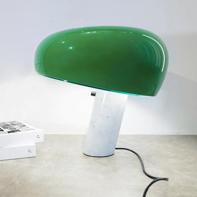 Art Marble Table Lamp with Italian Carrara Base