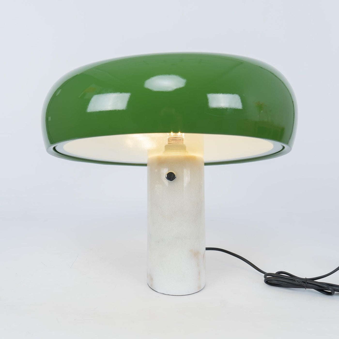 Art Marble Table Lamp with Italian Carrara Base