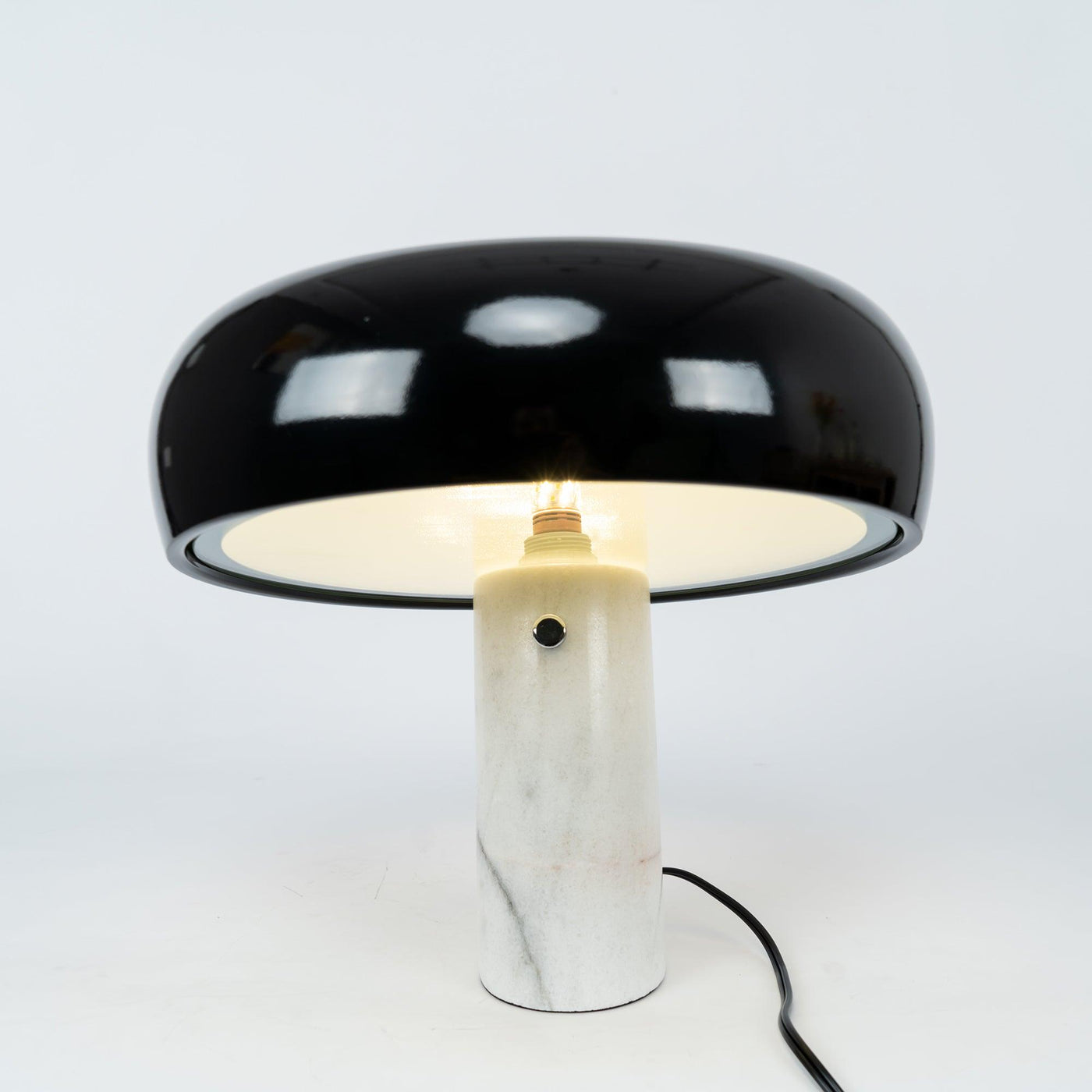 Art Marble Table Lamp with Italian Carrara Base