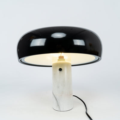 Art Marble Table Lamp with Italian Carrara Base